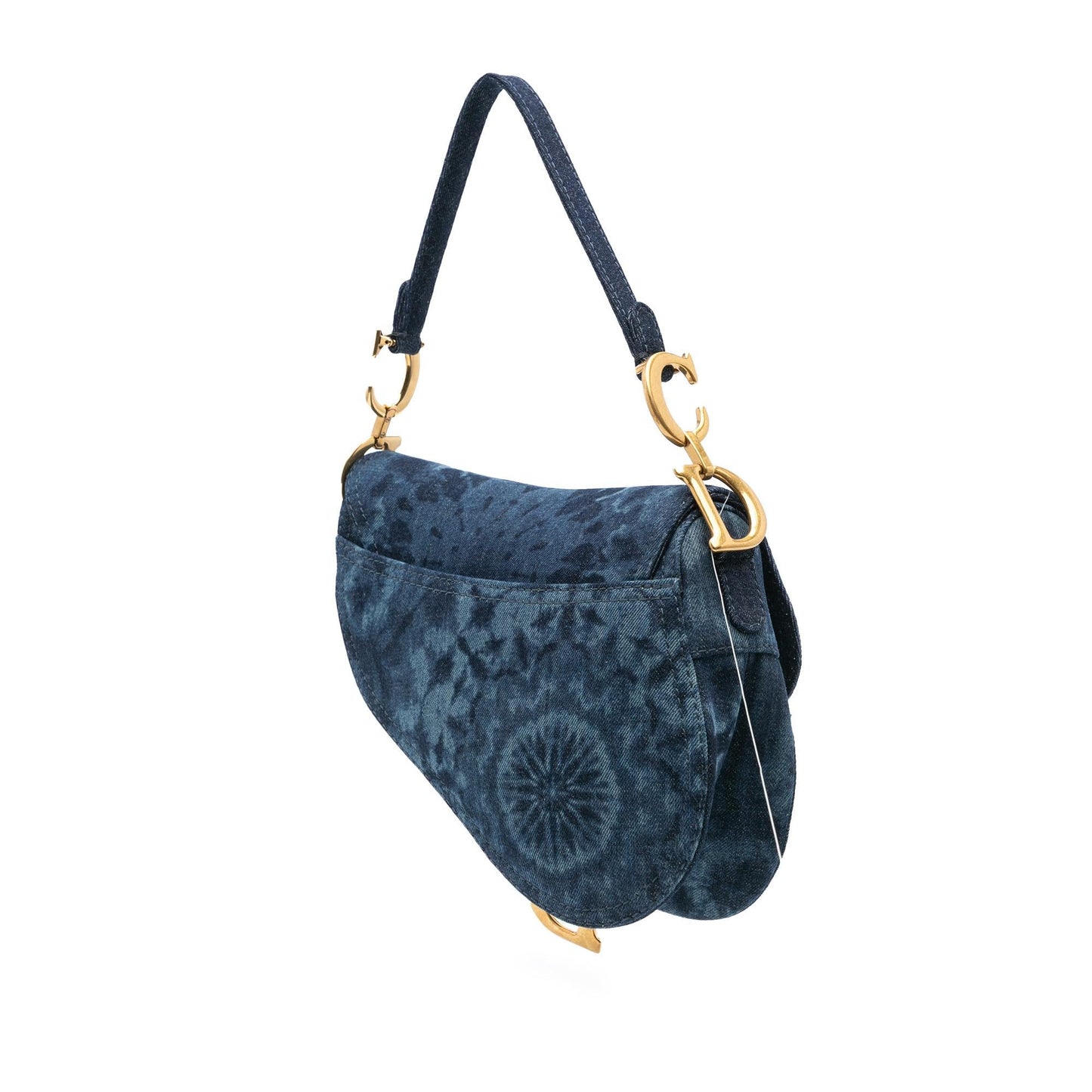 Dior Denim Tie Dye Saddle Bag