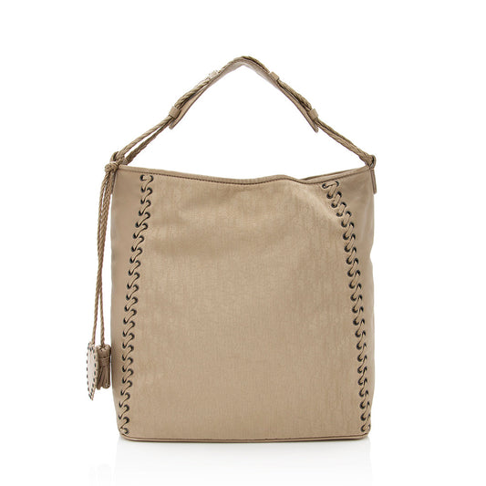 Dior Diorissimo Nylon Leather Ethnic Medium Hobo - FINAL (SHF-19443)