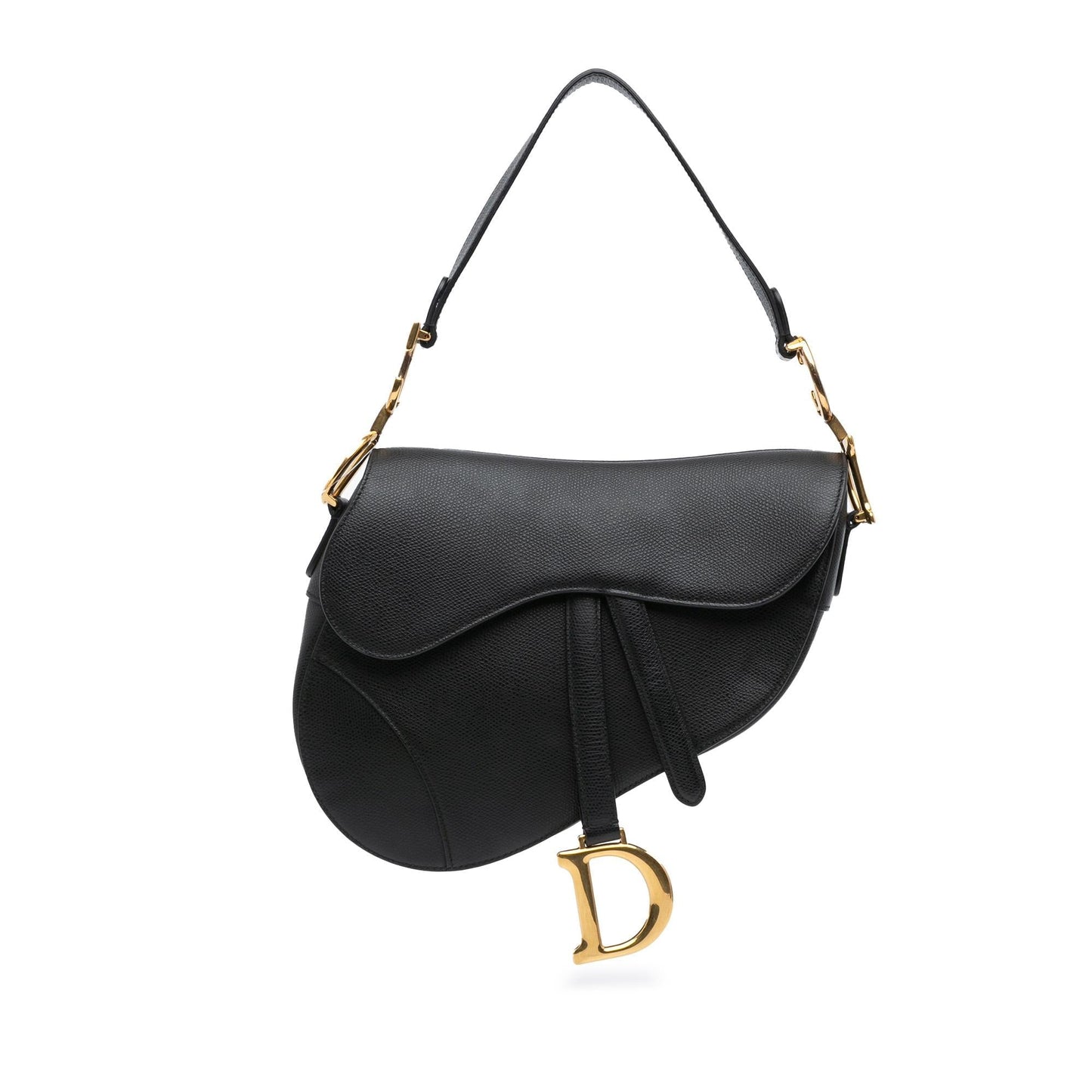Dior Grained Calfskin Saddle Bag