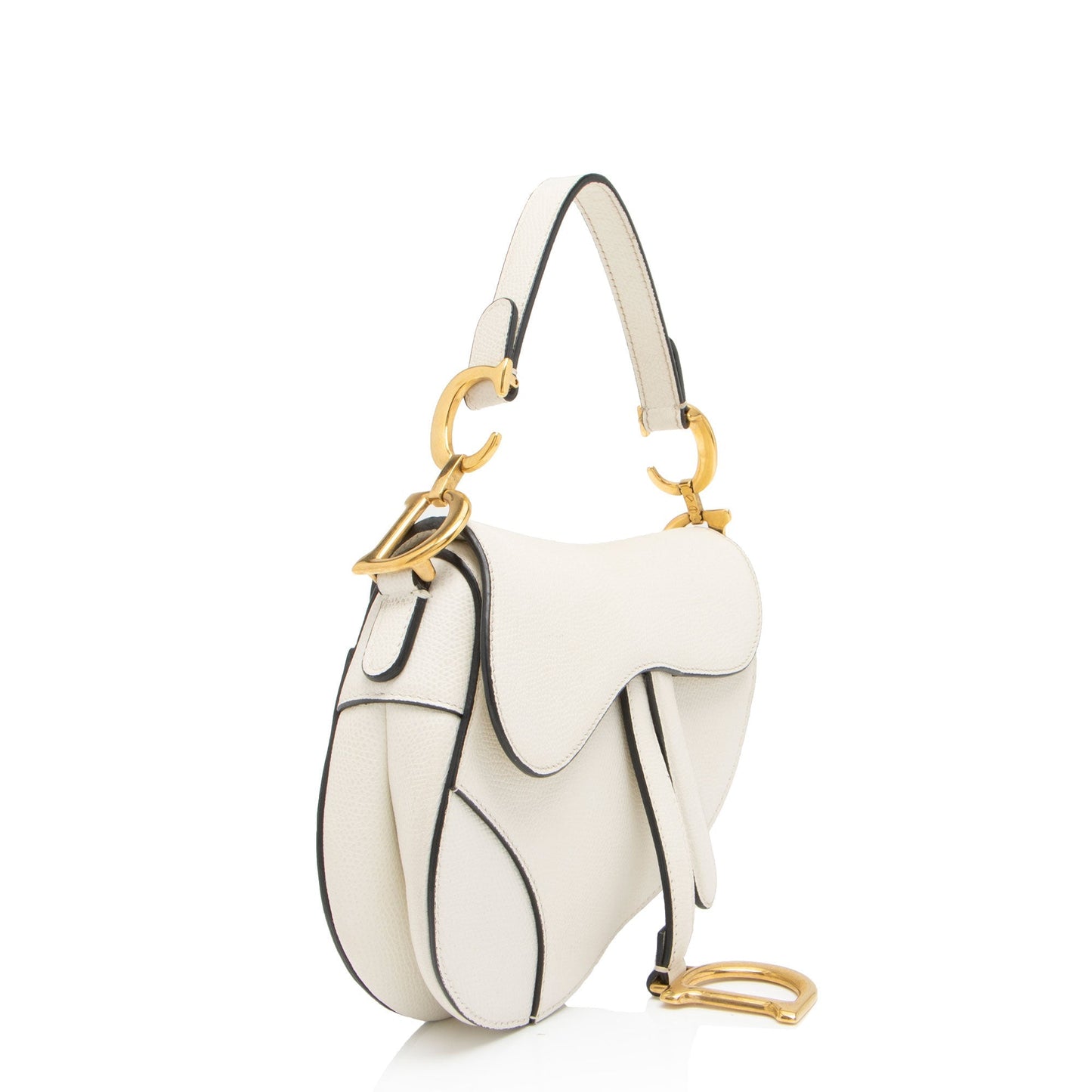 Dior Grained Calfskin Saddle Mini Bag