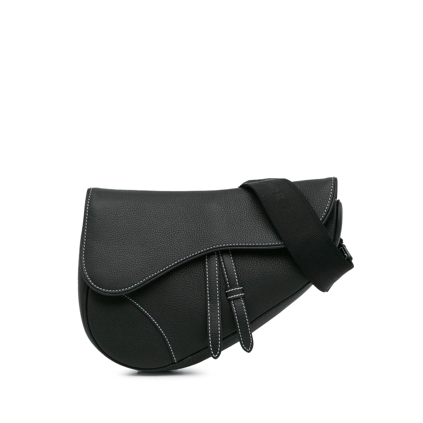Dior Kim Jones Grained Calfskin Saddle Bag