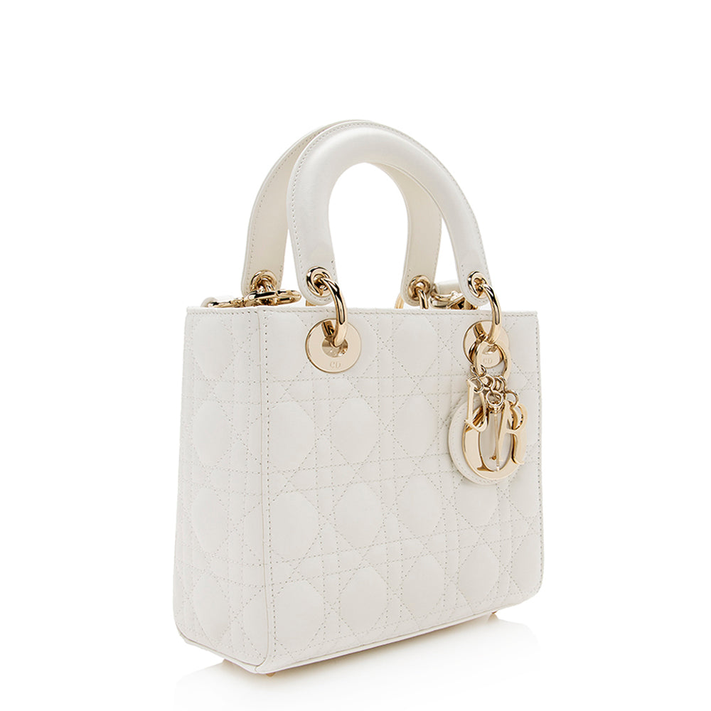 Dior Lambskin Cannage Small Tote (SHF-19216)