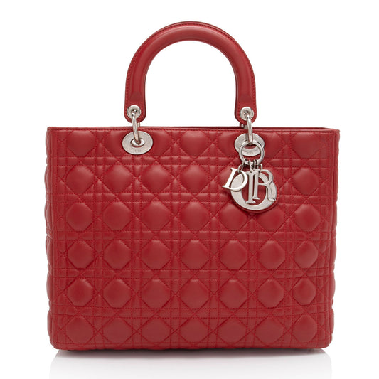 Dior Lambskin Dior Large Tote (SHF-EoHgFY)