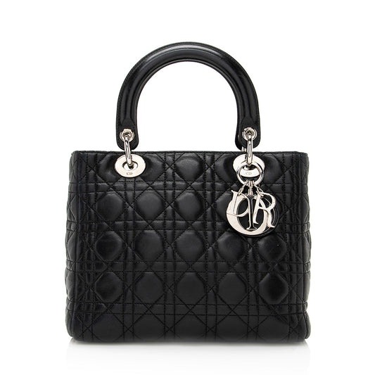 Dior Lambskin Dior Medium Tote (SHF-20990)