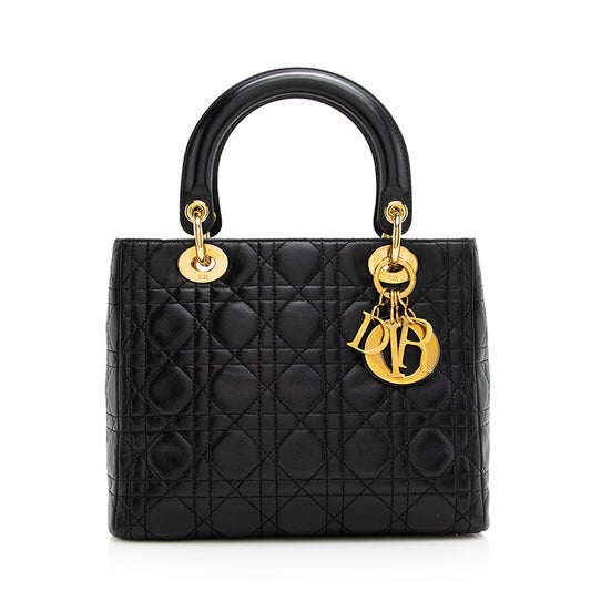 Dior Lambskin Dior Medium Tote (SHF-20903)