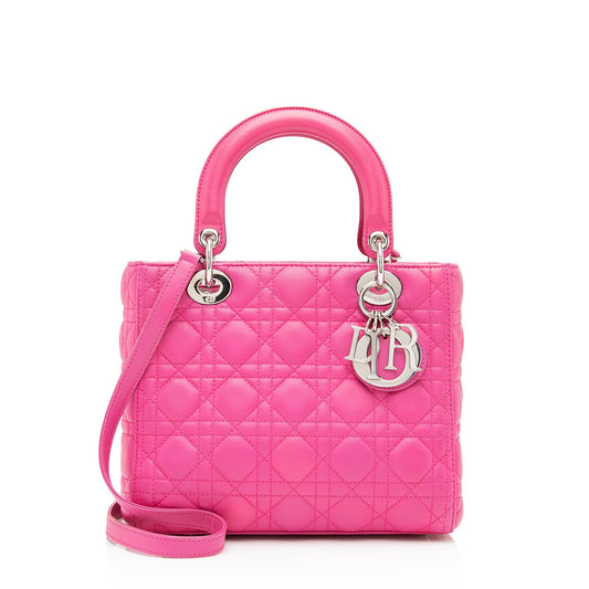 Dior Lambskin Dior Medium Tote (SHF-uBEc2G)