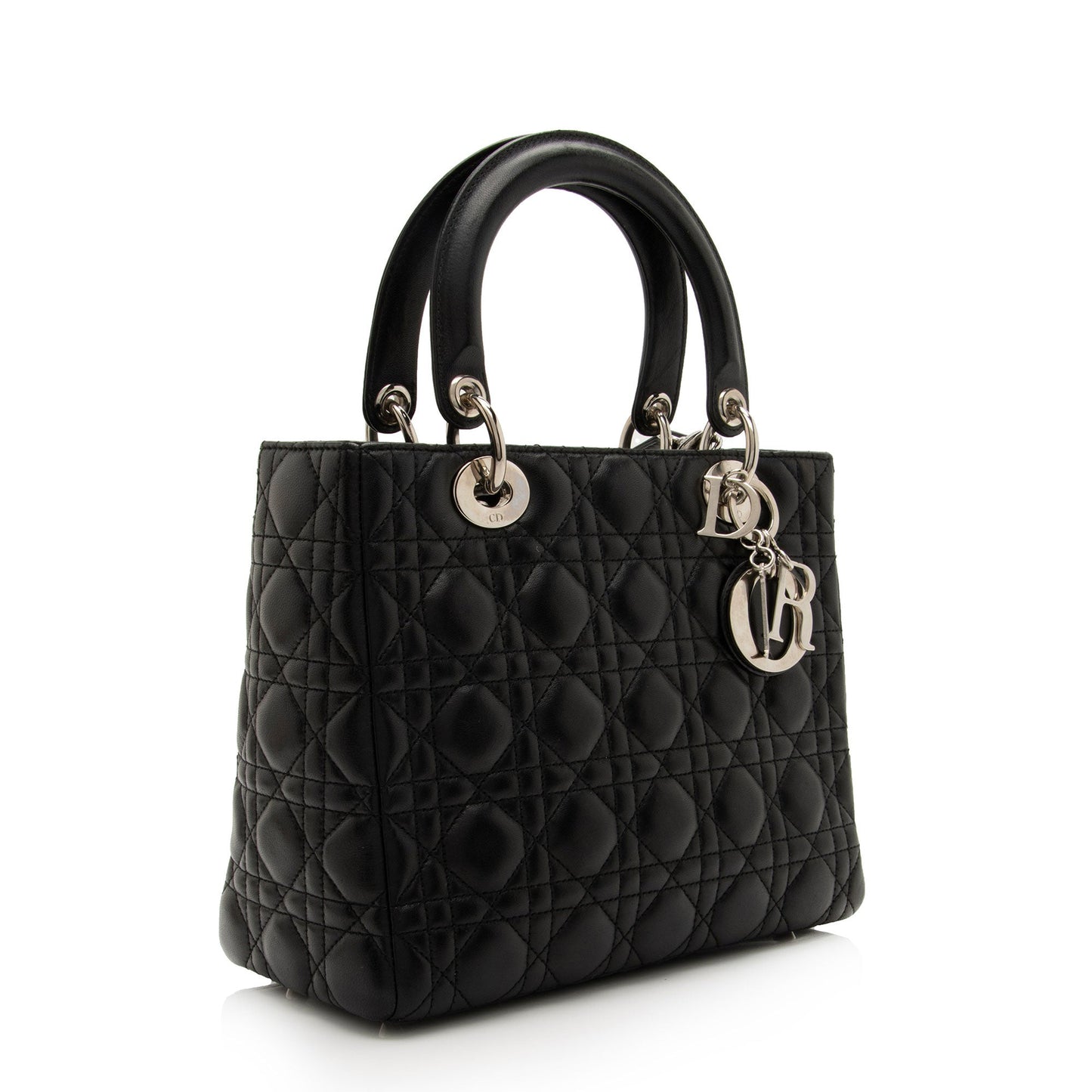 Dior Lambskin Dior Medium Tote (SHF-PCV3Bo)