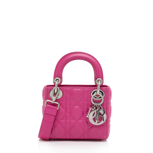 Dior Lambskin Dior Mini Tote (SHF-icxOT3)