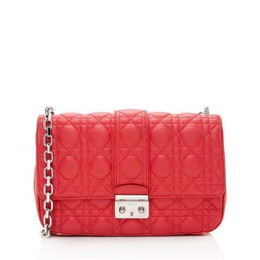 Dior Lambskin Miss Dior Medium Flap Bag - FINAL (SHF-21858)