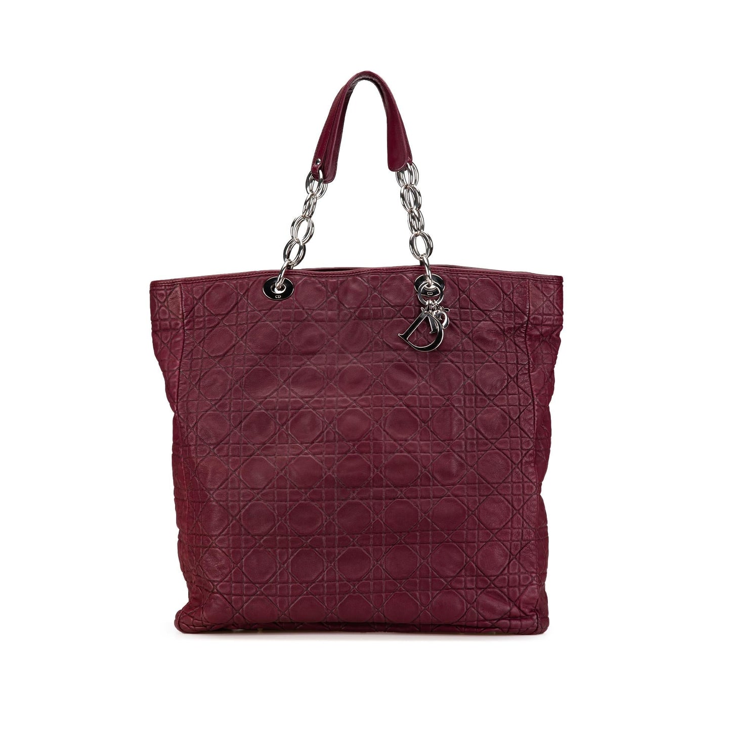 Dior Large Lambskin Cannage Dior Soft Shopping Tote (SHG-kg4Y5I)