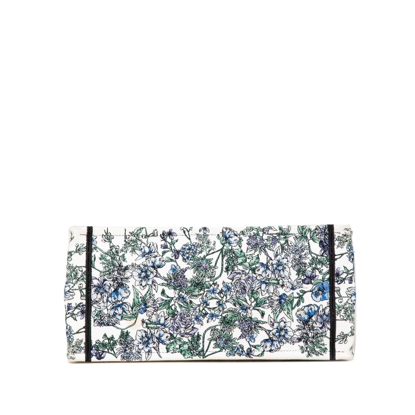 Dior Medium Canvas Embroidered Flowers Book Tote