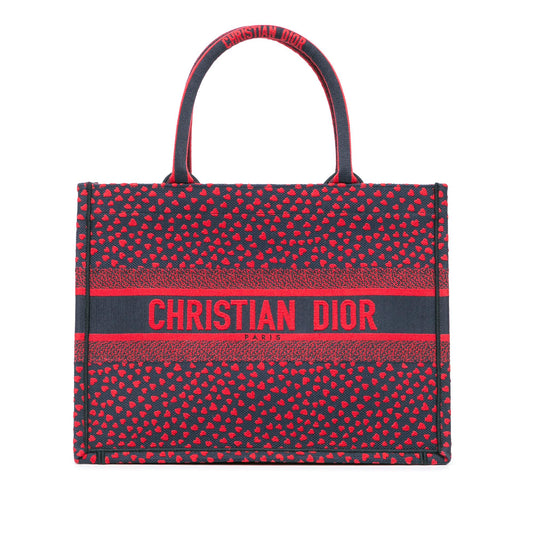 Dior Medium Canvas Pop Hearts I Love Paris Book Tote