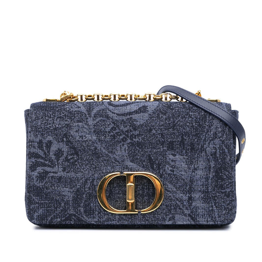 Dior Medium Denim Floral Caro Bag