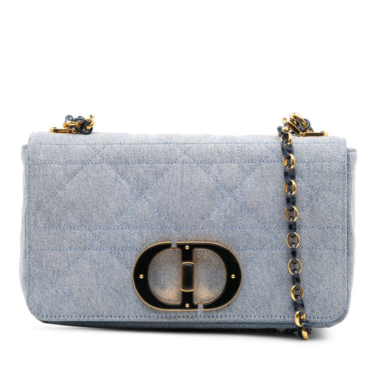 Dior Medium Denim Macrocannage Caro Bag
