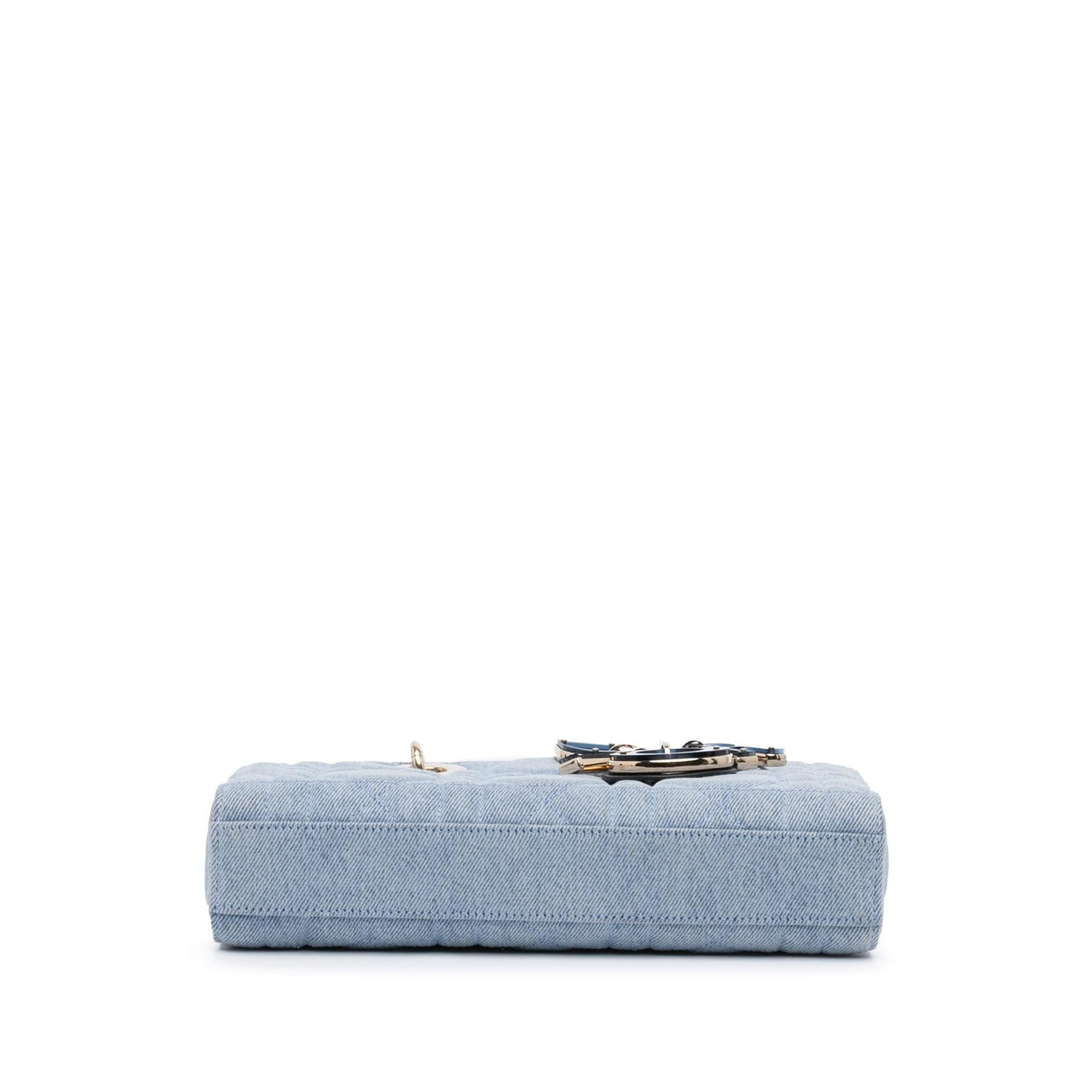 Dior Medium Denim Macrocannage D Joy Satchel