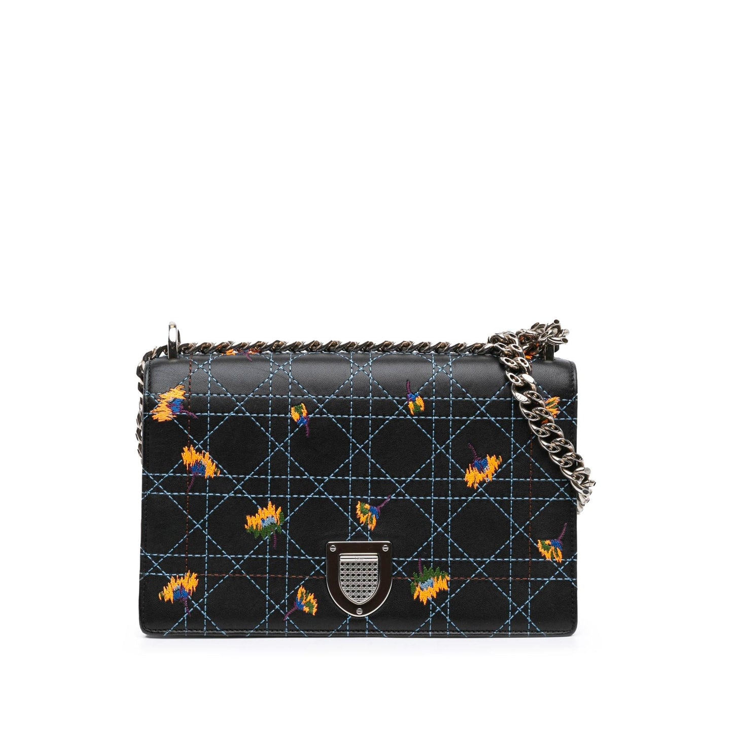 Dior Medium Embroidered Calfskin Diorama Flap