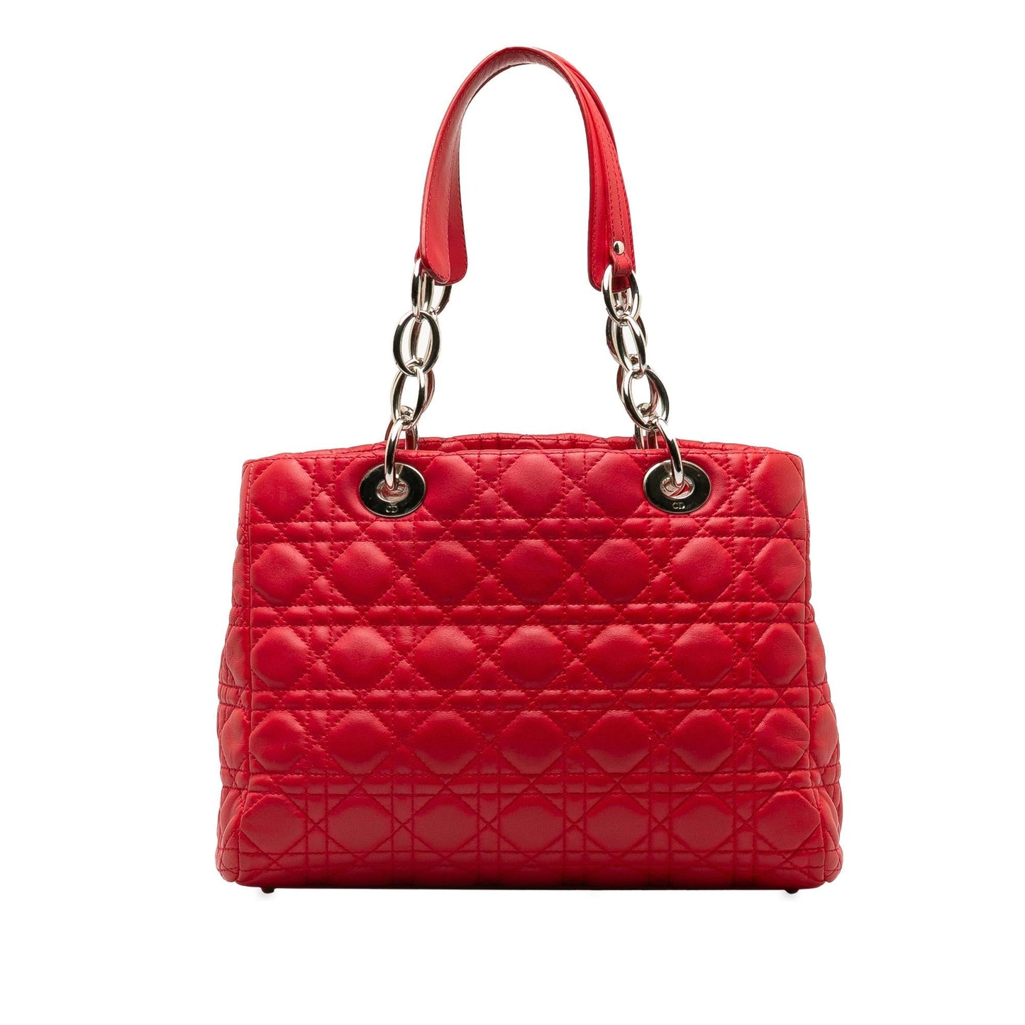 Dior Medium Lambskin Cannage Dior Soft Shopping Tote (SHG-egShR2)