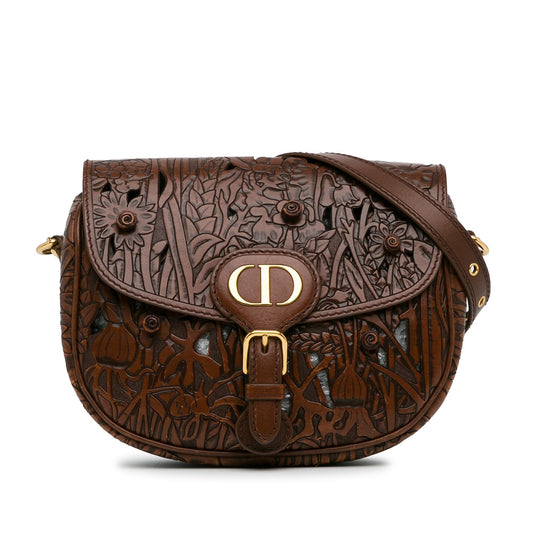 Dior Medium Laser Cut Floral Bobby (SHG-WuA4PN)