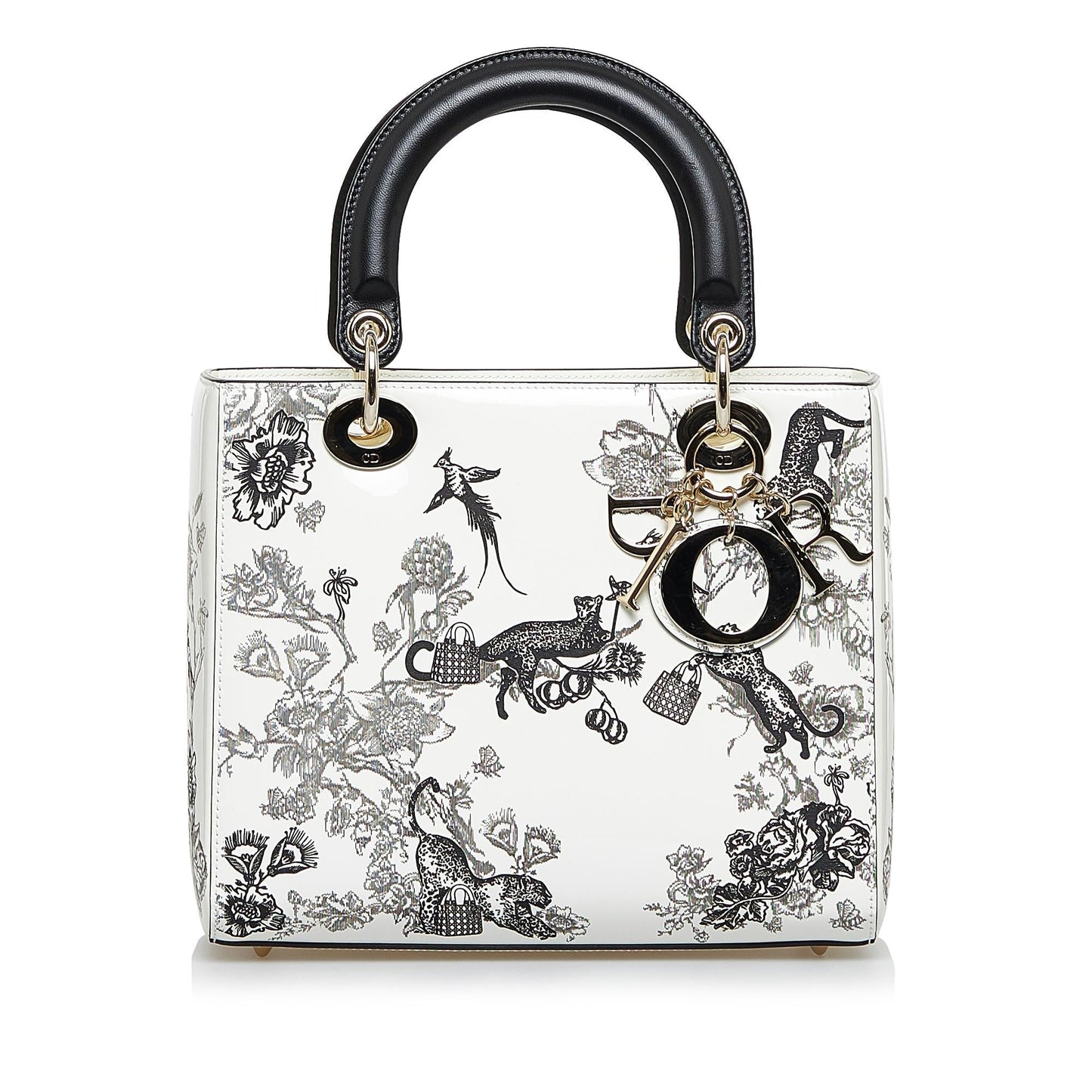 Saint Laurent Lady Dior Leather Mini Handbag