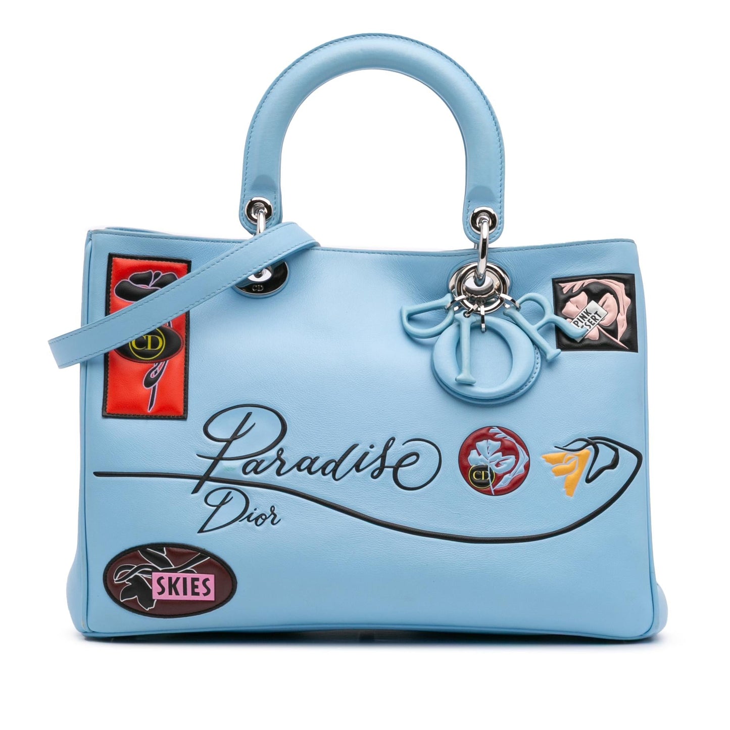Dior Medium Smooth Calfskin Paradise Diorissimo Satchel
