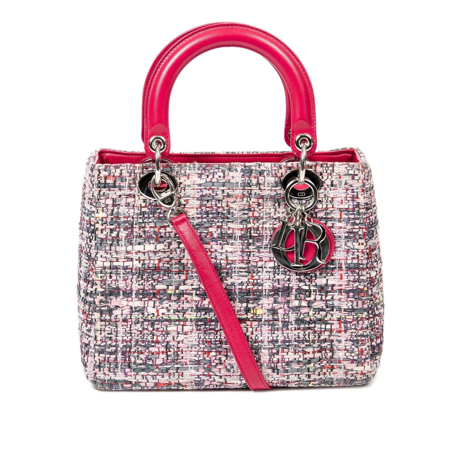 Dior Medium Tweed Dior Satchel (SHG-8yJnUk)