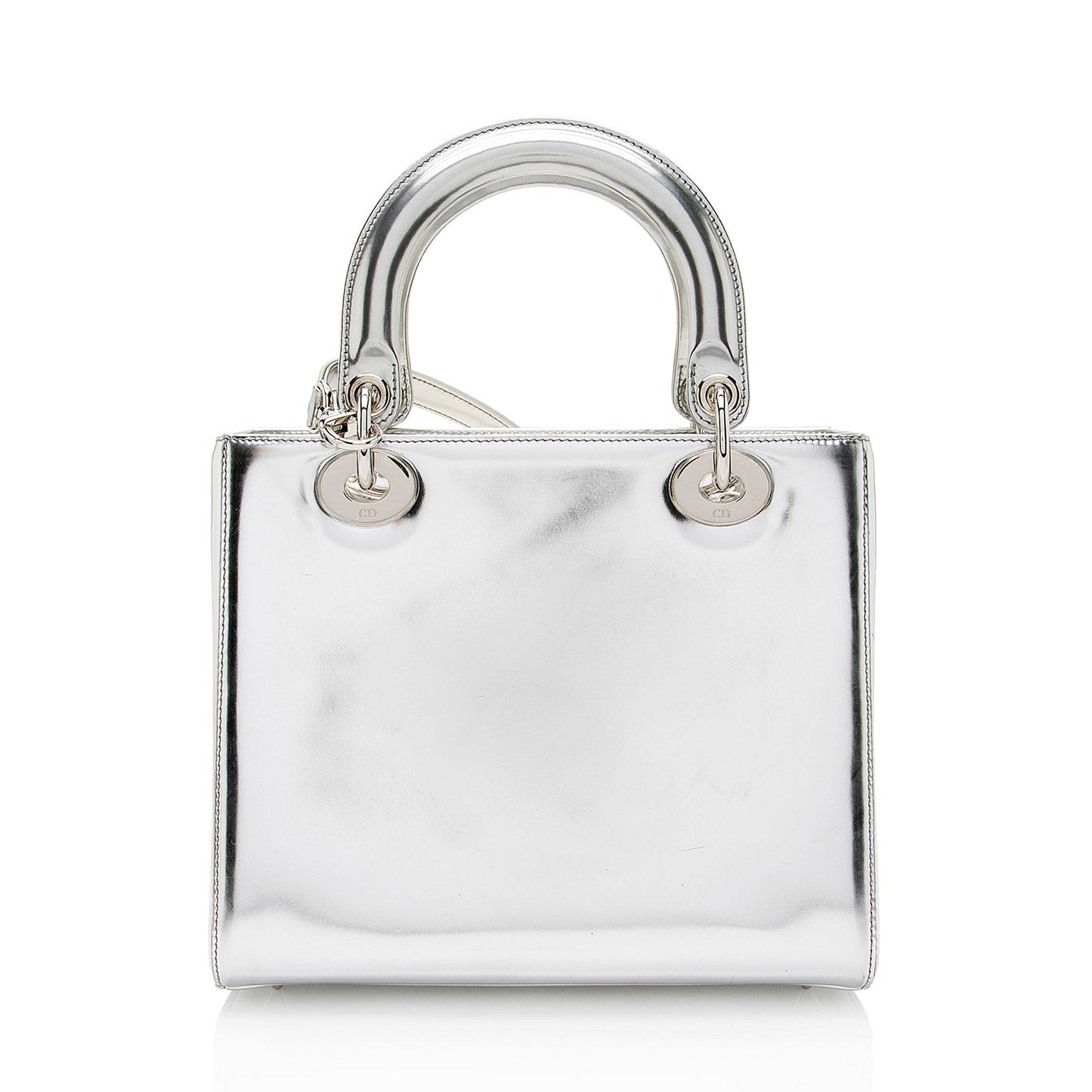 Dior Metallic Patent Leather Dior Medium Tote