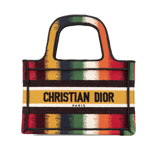 Dior Mini D Stripes Book Tote