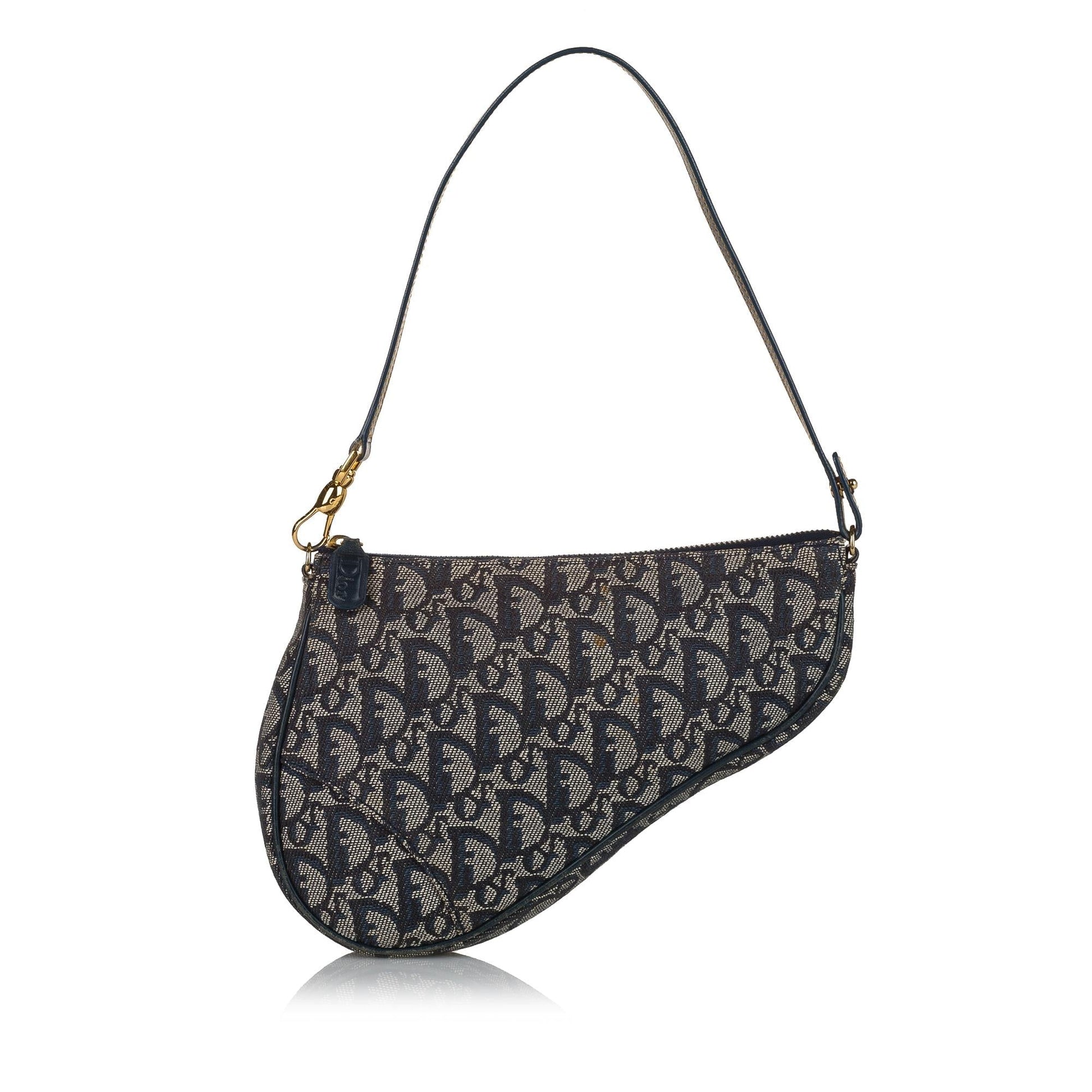 Saint Laurent Pochette Mini Canvas Handbag