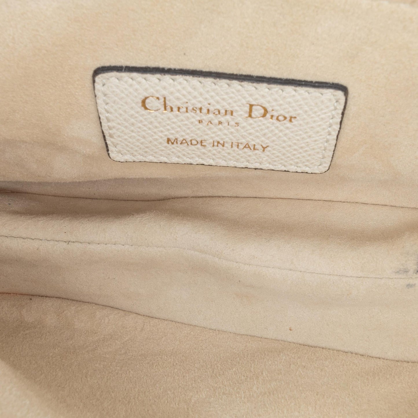 Dior Mini Leather Saddle Bag