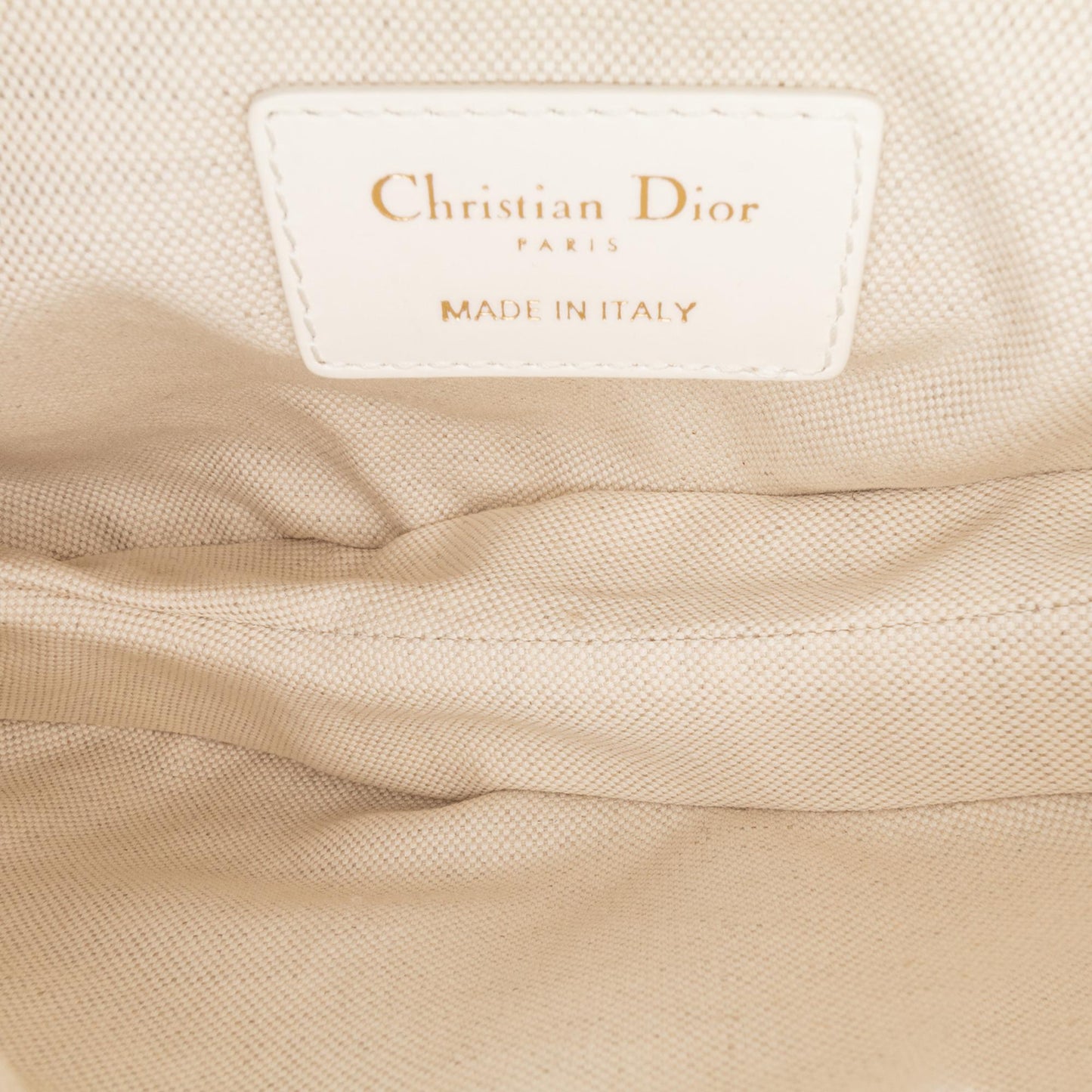 Dior Mini Oblique Canvas Saddle Bag