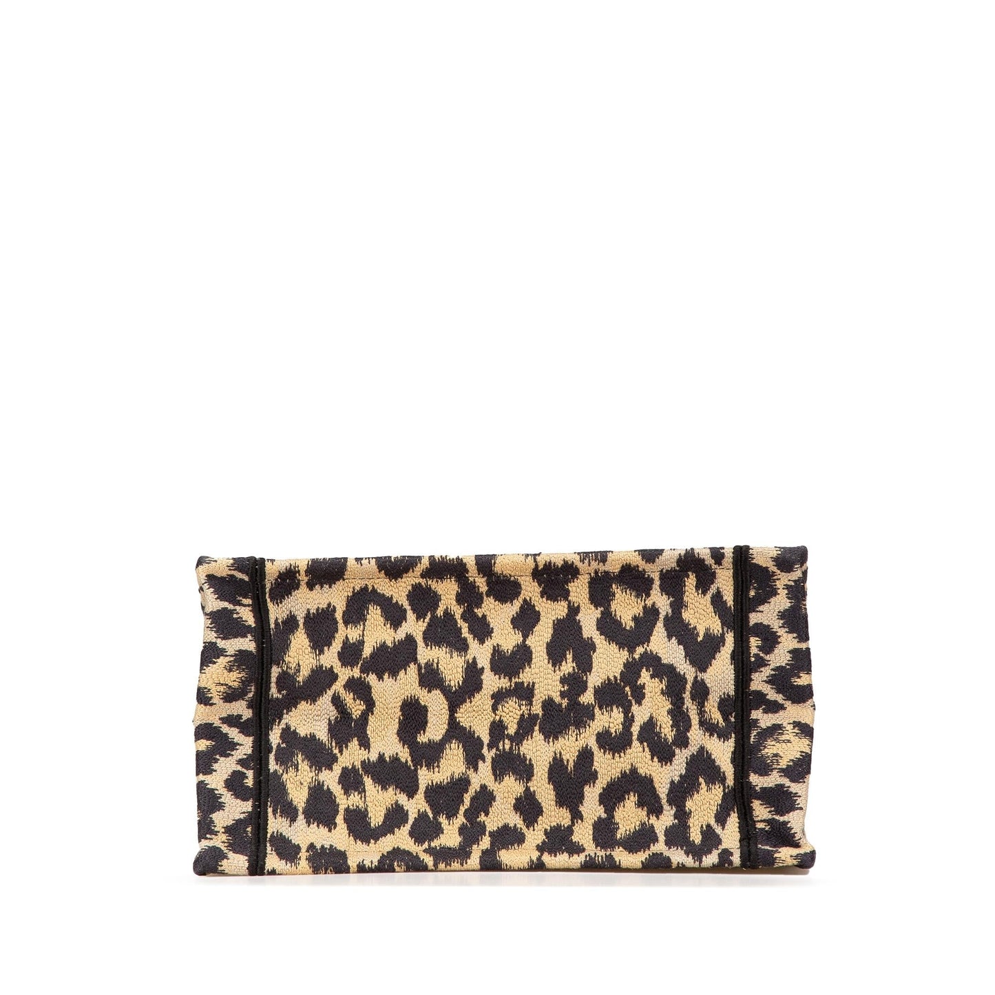 Dior Mizza Small Embroidered Canvas Leopard Book Tote