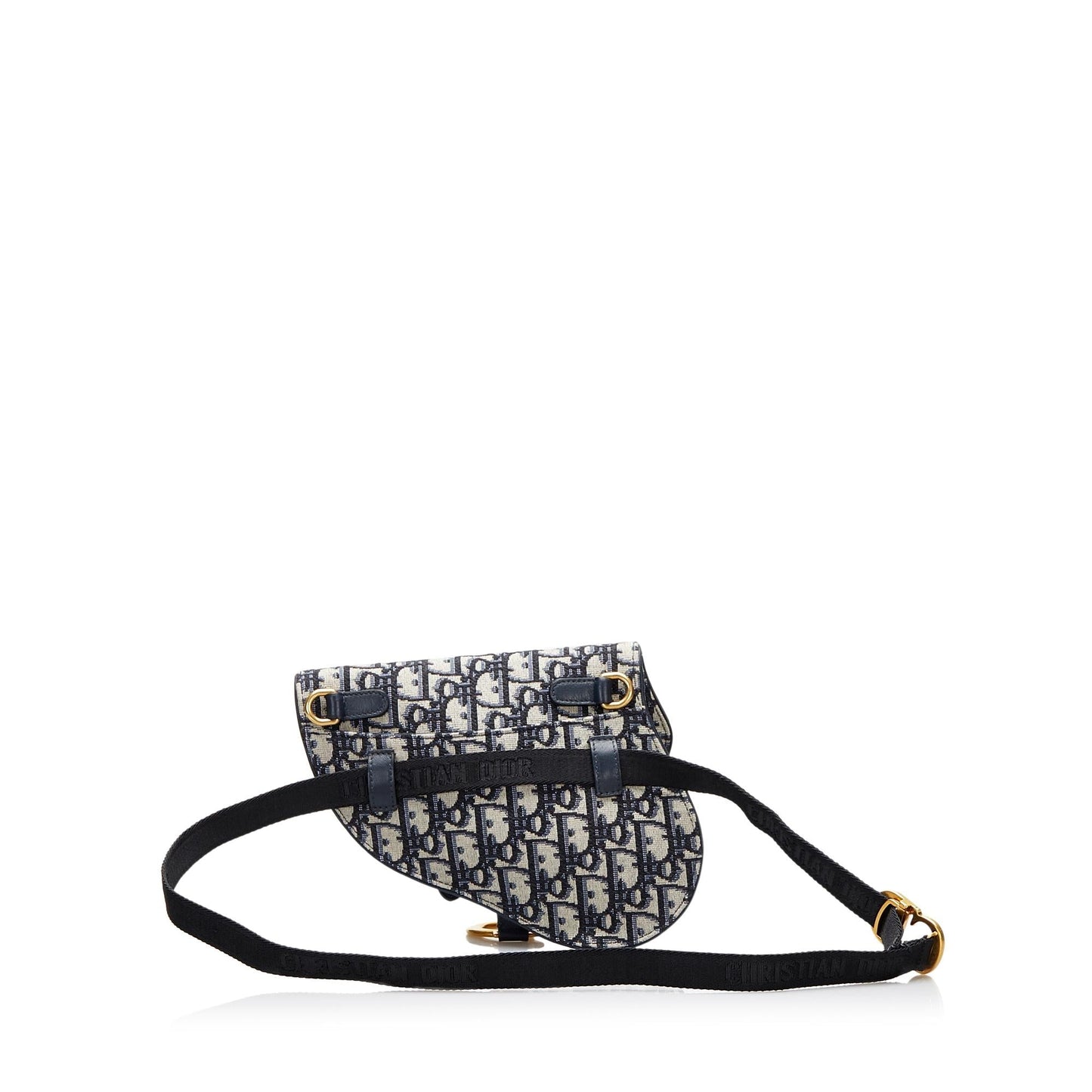 Dior Oblique Canvas Saddle Belt Bag
