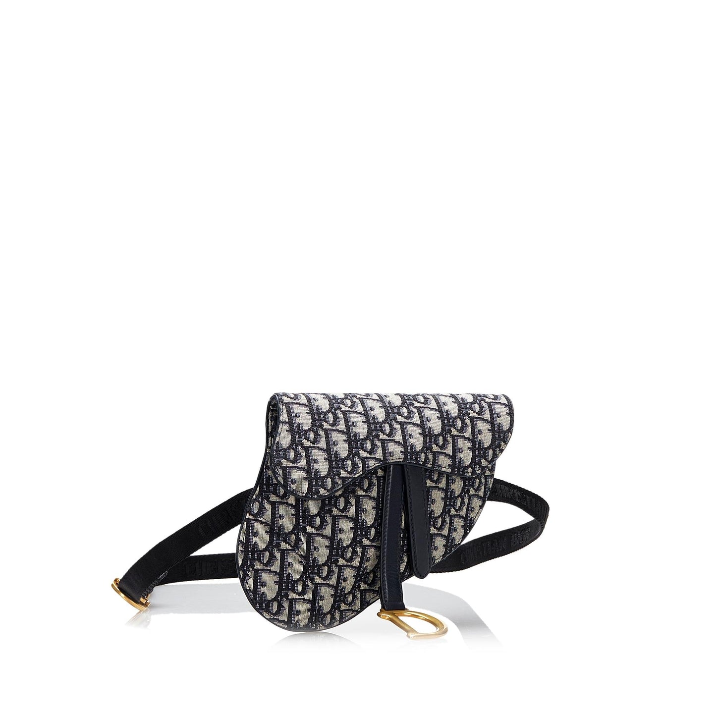 Dior Oblique Canvas Saddle Belt Bag