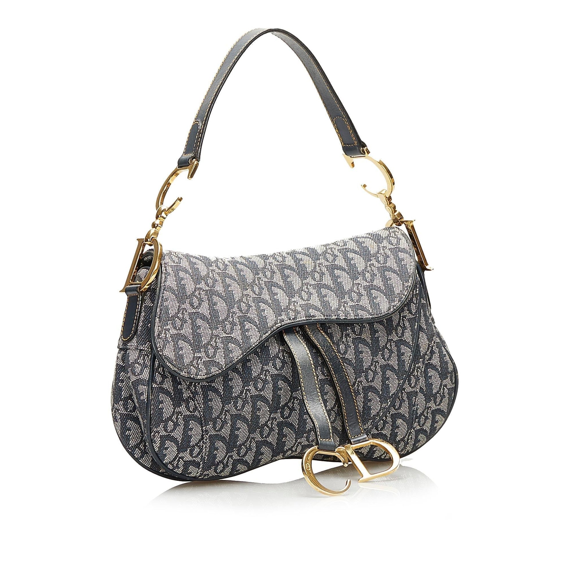 Saint Laurent Pochette Mini Canvas Handbag
