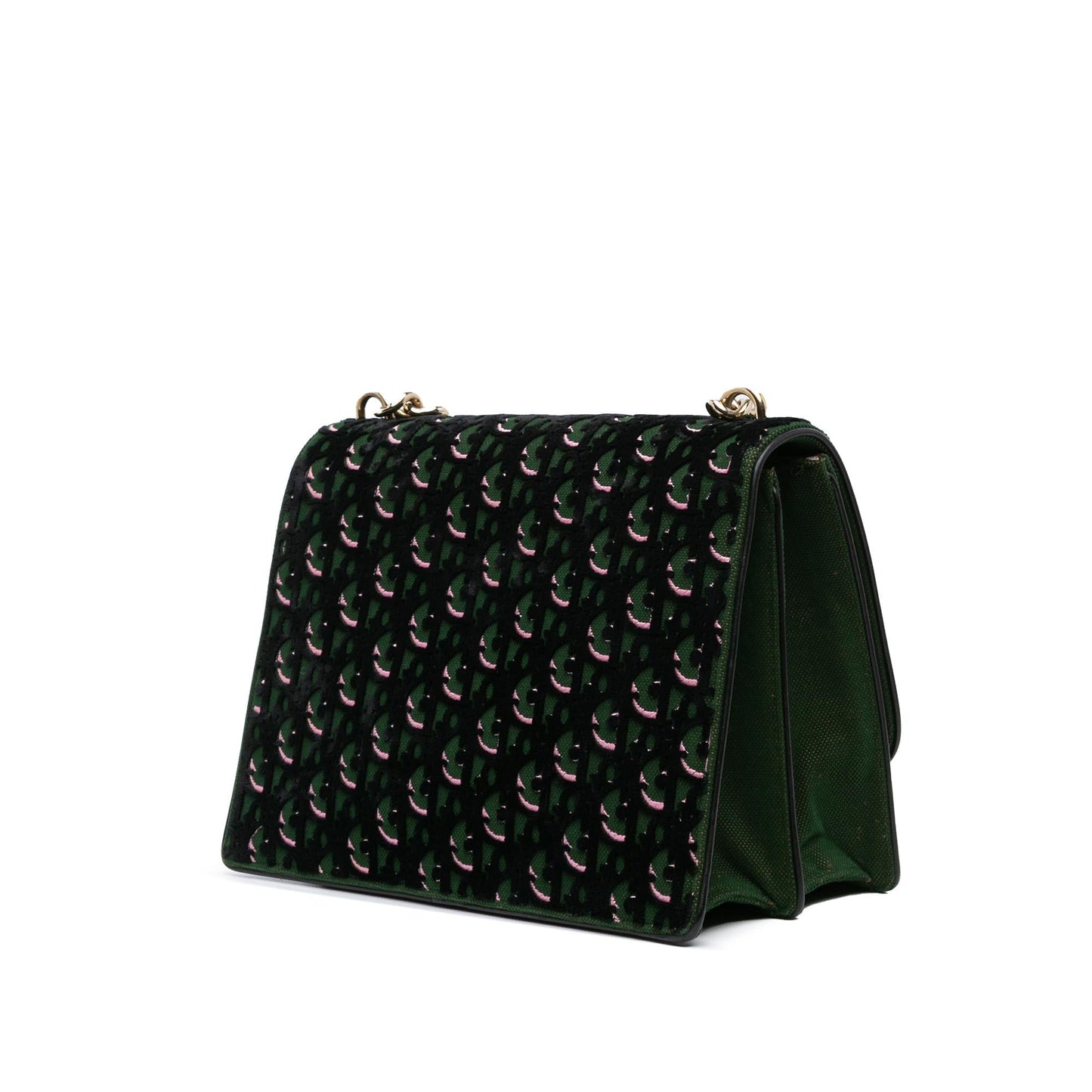 Dior Oblique Velvet Diorama Satchel