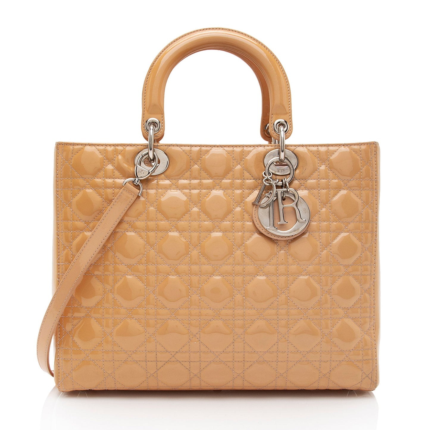 Dior Patent Leather Dior Large Tote (SHF-5hKv8U)