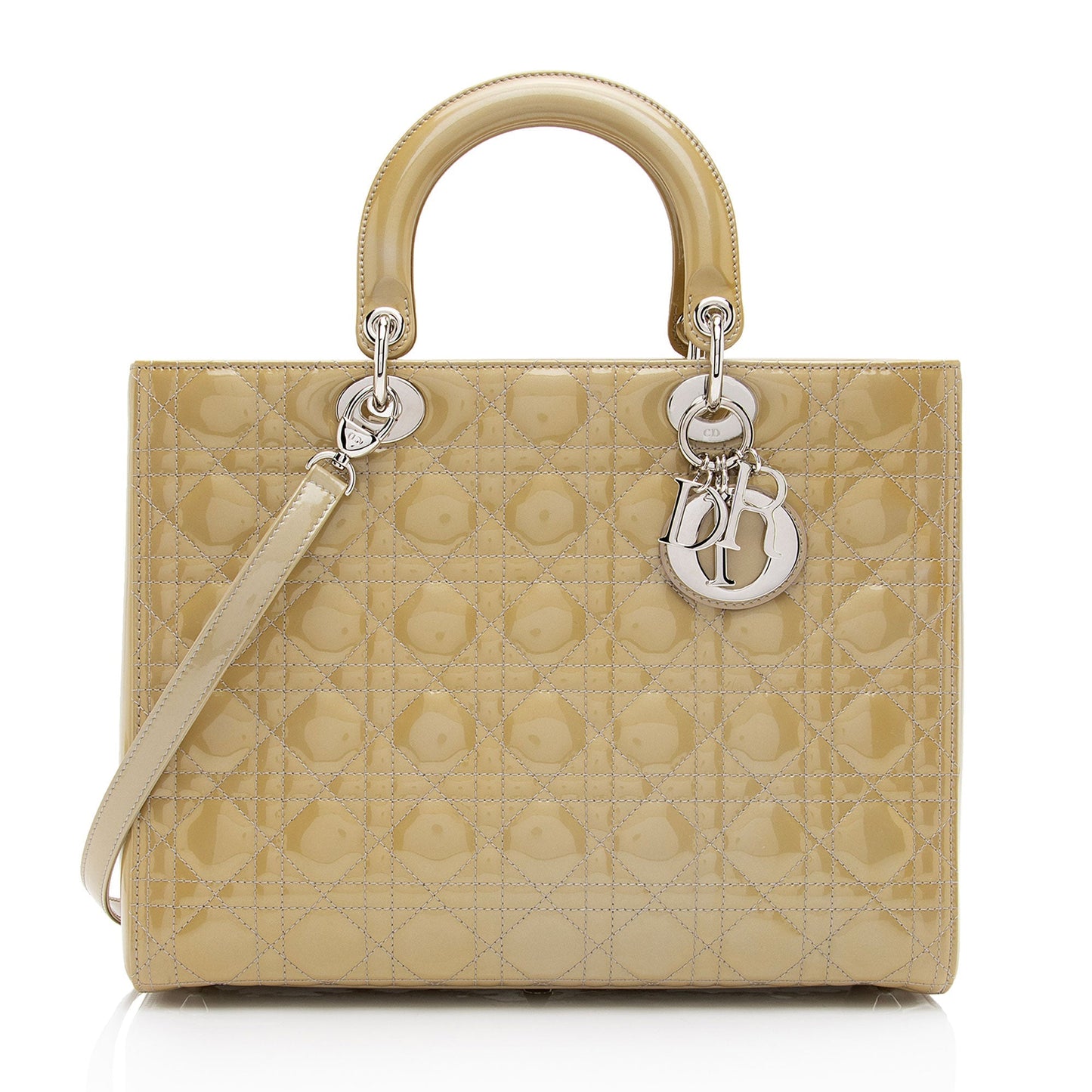Dior Patent Leather Dior Large Tote (SHF-XrH1n0)