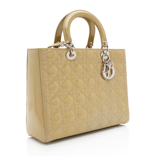 Saint Laurent Lady Dior Leather Mini Tote