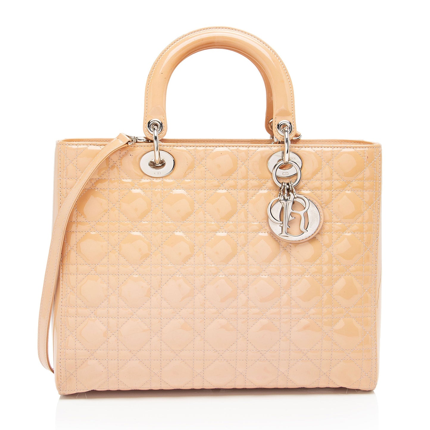 Dior Patent Leather Dior Large Tote (SHF-2qzbI4)