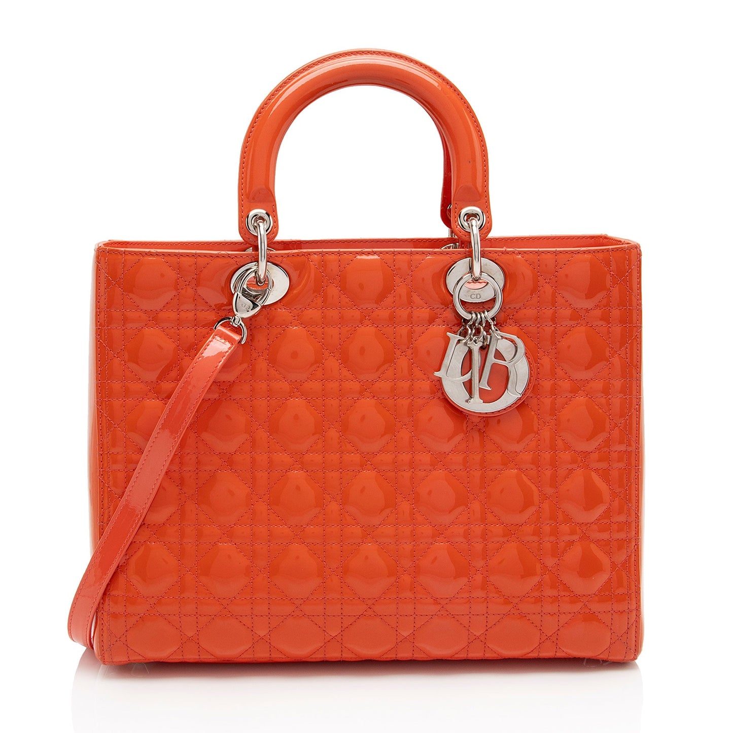 Dior Patent Leather Dior Large Tote (SHF-w6Nhh6)