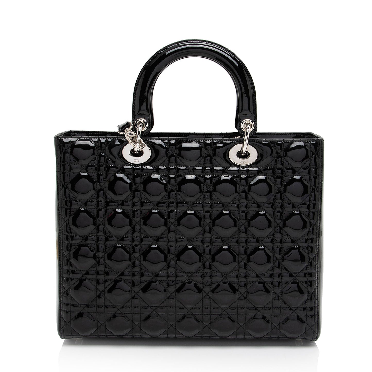 Dior Patent Leather Dior Large Tote (SHF-DomNwp)