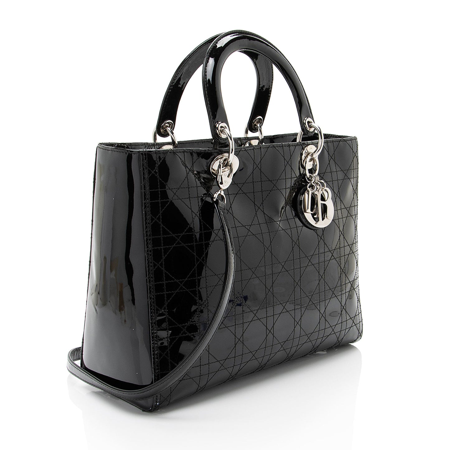 Dior Patent Leather Dior Large Tote