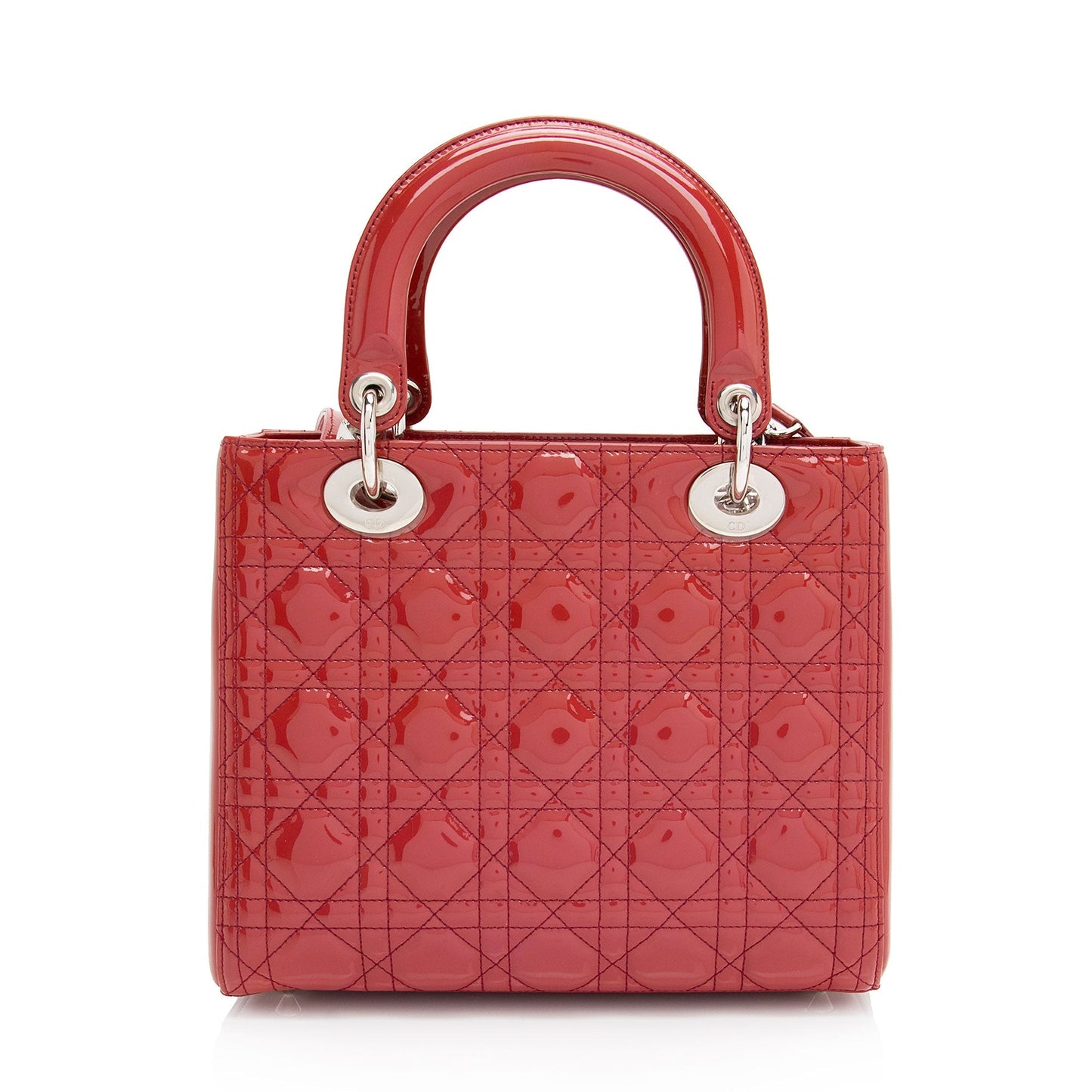 Dior Patent Leather Dior Medium Tote (SHF-9SFjWH)