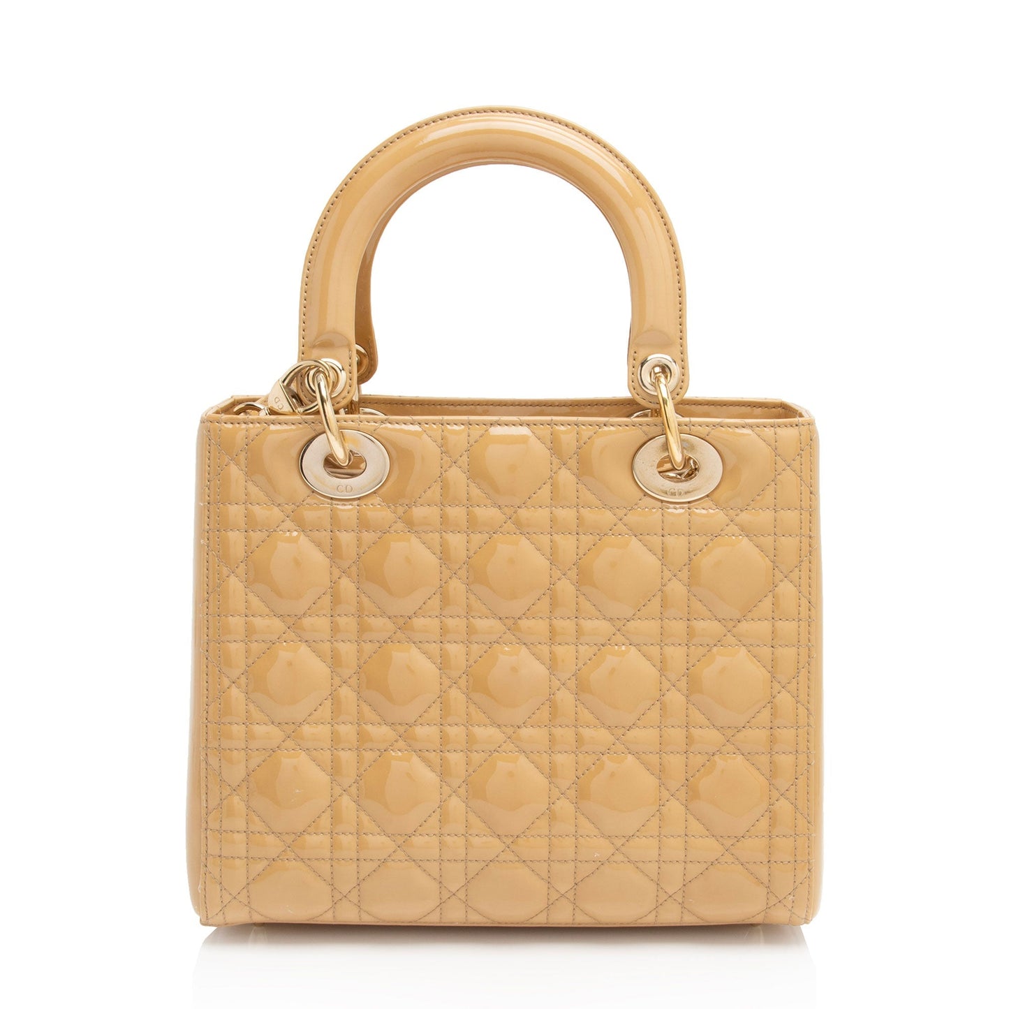 Dior Patent Leather Dior Medium Tote (SHF-8qfooJ)