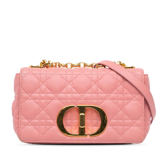 Dior Small Grained Calfskin Cannage Caro Bag