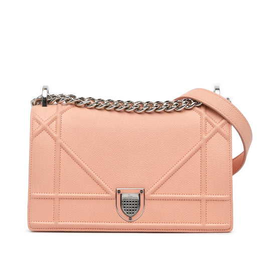 Dior Small Grained Leather Diorama Flap