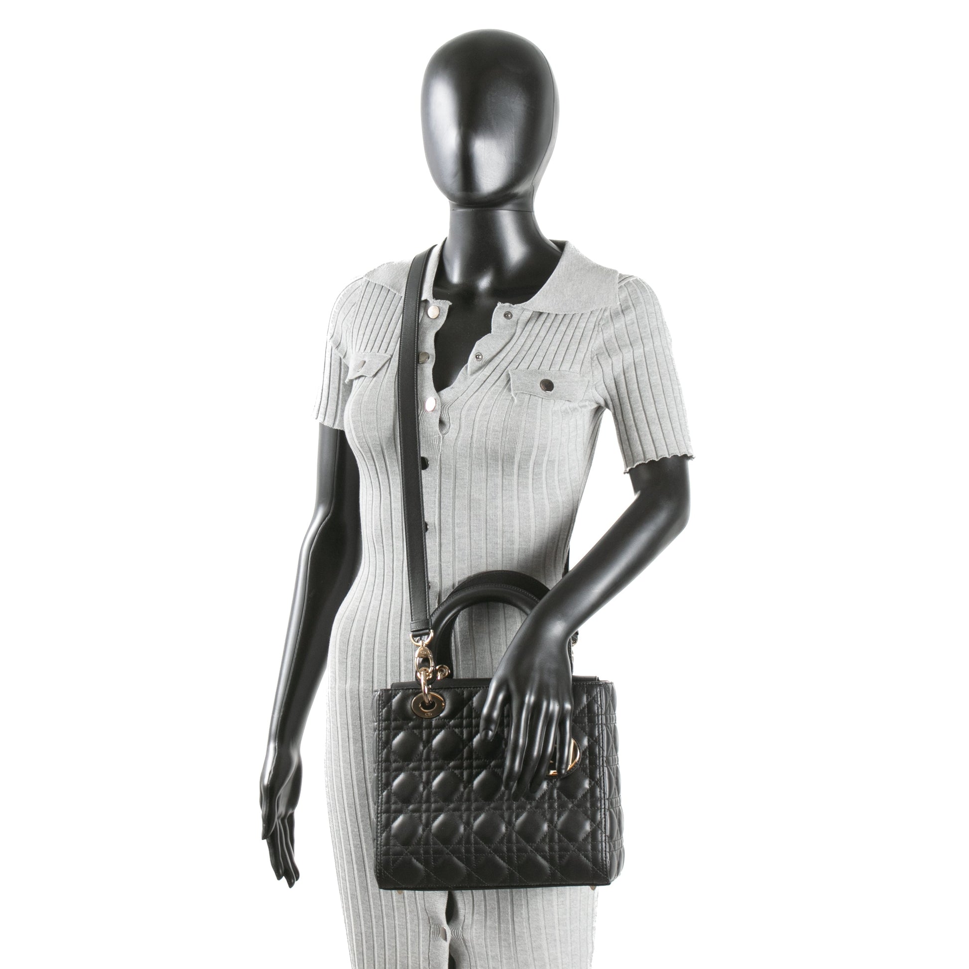 Dior Lady Dior Leather Crossbody