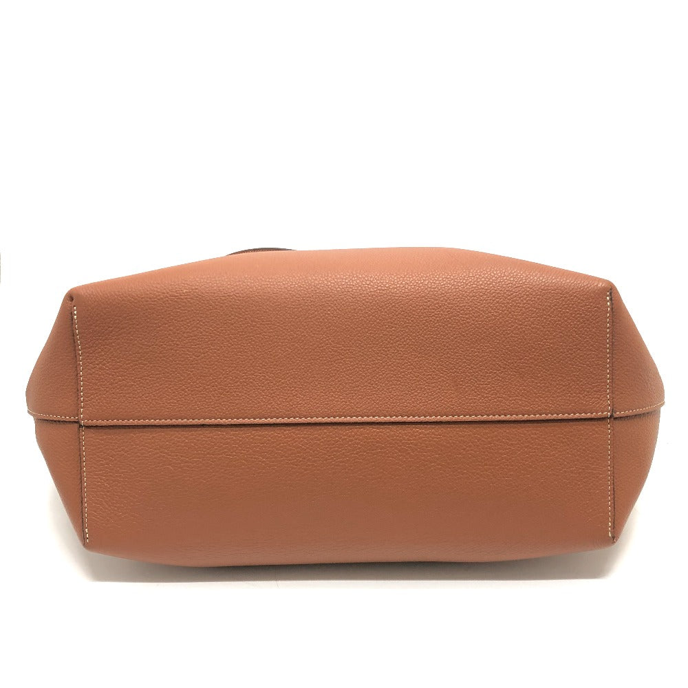 CELINE Tote Bag leather Brown Small Hippo Anais Cuir Triomphe Women