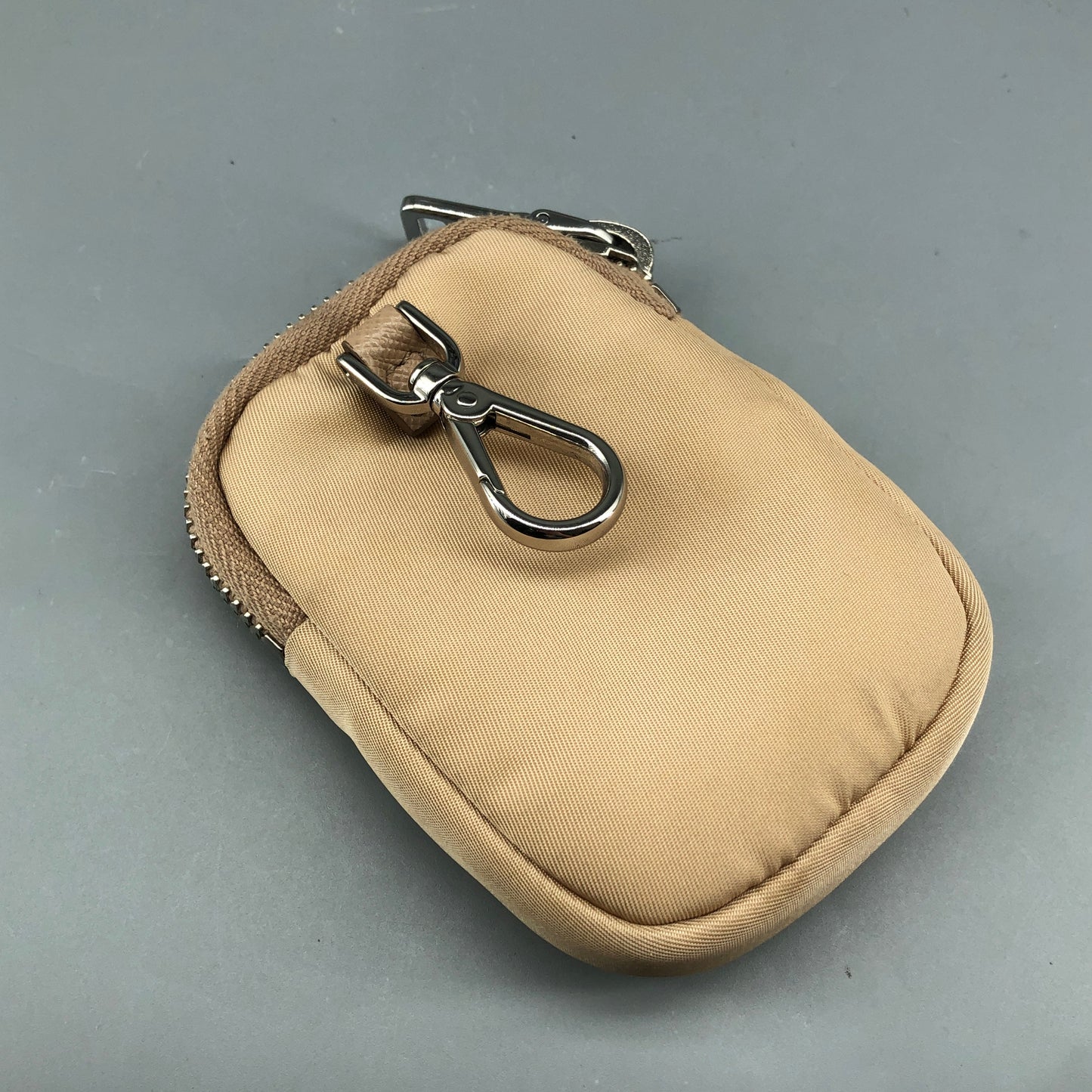 Prada Re-Nylon Classic Hobo Shoulder Bag Beige