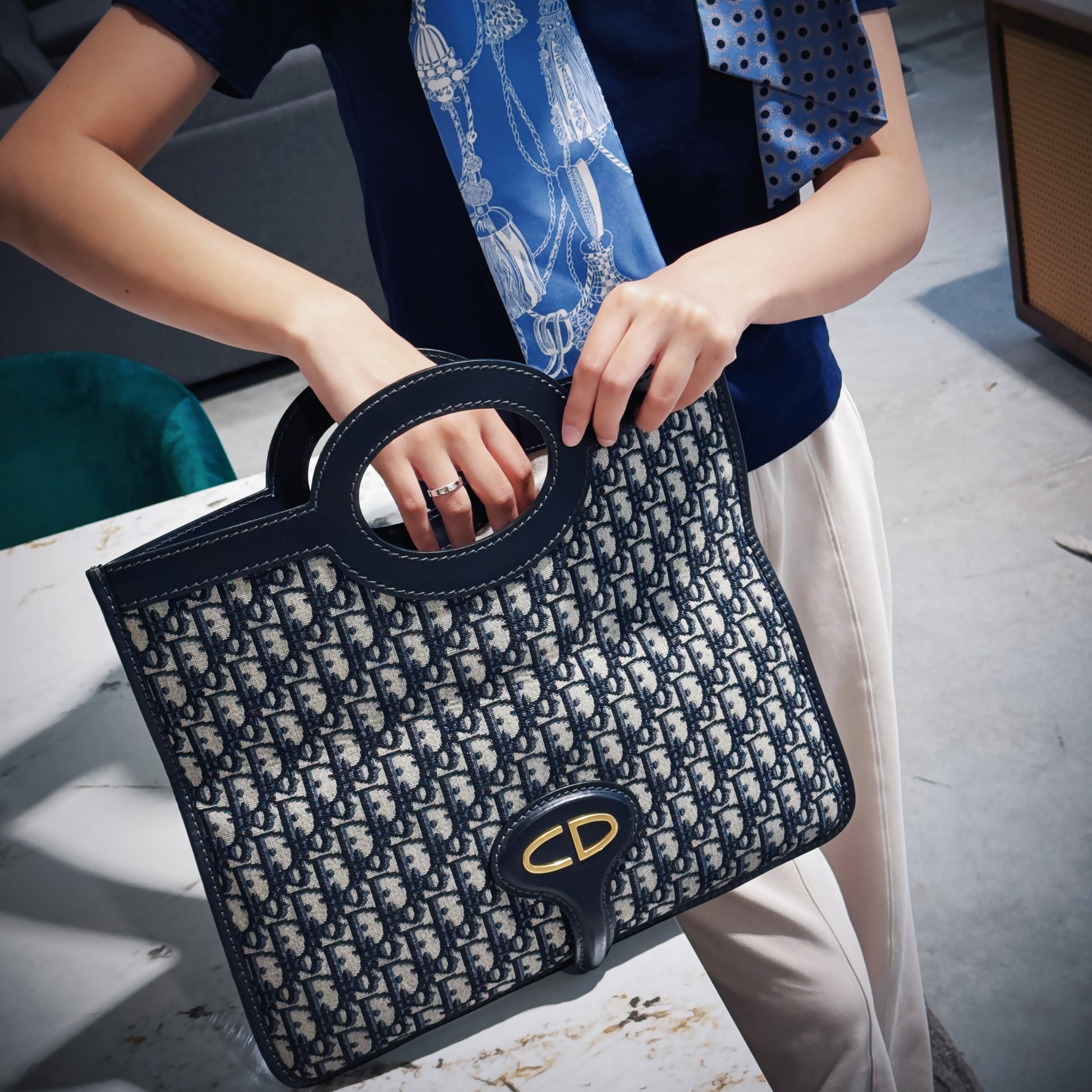 Dior Oblique Clutch - Rovelle Bags